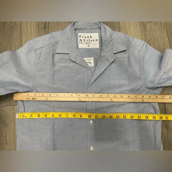 Frank & Eileen Joedy Boyfriend Oxford Cotton Button-Up Shirt NWT Size‎ Small - Picture 10 of 12